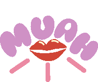 a cartoon drawing of a woman 's mouth with the word " wow " behind it