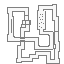 a black and white drawing of a maze on a white background