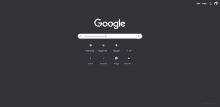 a screenshot of a google search page on a black background