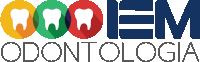 a colorful logo for odontologia with a tooth in the middle