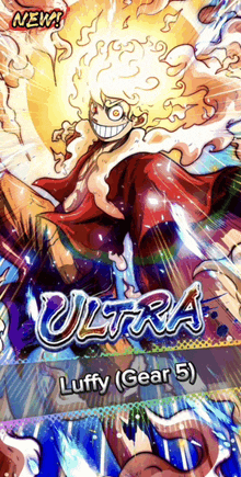 ultra luffy gear 5 is a new character in the game