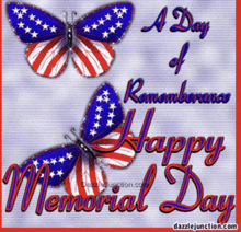 a day of remembrance happy memorial day greeting