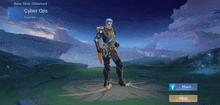 a screenshot of a video game with a cyber ops character