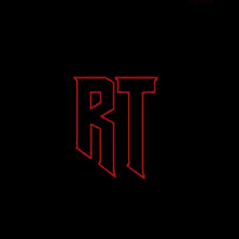 it looks like a logo for a band called rt .