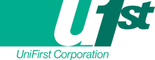 a logo for the unifirst corporation is green and white