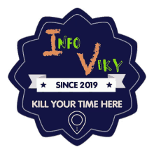 a sticker with info viky since 2019 and kill your time here