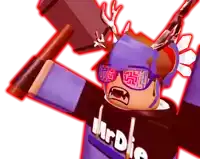 a cartoon character wearing sunglasses and a hoodie that says ' urdie ' on it