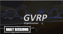 a gvrp organization advertisement with a car on the road