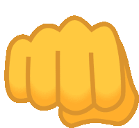 a yellow fist with the letter w visible