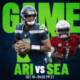 an advertisement for ari vs sea on october 16