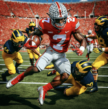 a football player wearing a jersey that says sec on it