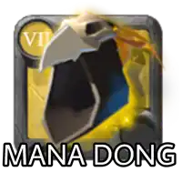 a video game icon that says mana dong