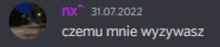 a blurred image of a person 's face with the date 31.07.2022 on it