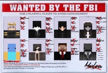 a poster that says wanted by the fbi