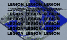 the word legion that is on a picture