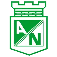 a green and white emblem with the letter n on it