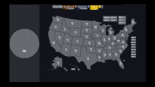 a map of the united states showing the republican and democrat states