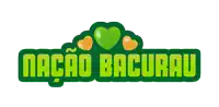 a green macao bacurau logo with three hearts