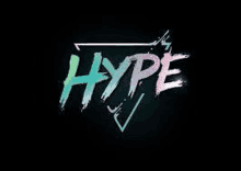 the word hype is written in a triangle with a check mark on it .