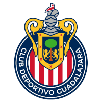 a logo for club deportivo guadalajara with a tree in the middle