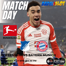 a poster for hoffenheim vs bayern munich on may 18th