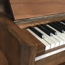 a piano that was published in england 1765