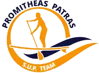 a logo for promistheas patras s.u.p team