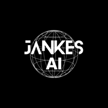 a logo for jankes ai with a globe in the center