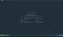 a screenshot of a computer screen that says vim - vi improved