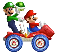 mario and luigi are playing in a mario & luigi toy