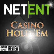 a poster that says netent casino hold 'em on it