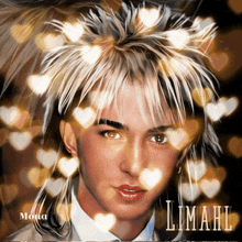 a painting of a man with the name limahl on it