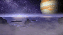 an artist 's impression of a planet called jupiter