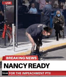 breaking news nancy ready for the impeachment ptii is shown