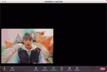 a screen shot of a video call with tomorrow x + together written on the top