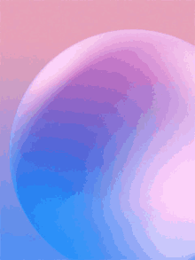 a purple and blue circle on a pink background