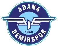 a logo for adana demirspor shows a bird with wings