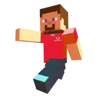 a cartoon character with a red shirt that says coolbox