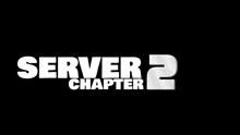 a black and white logo for server 2 chapter