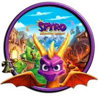 an icon for spyro knighted trilogy with a dragon