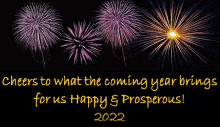 cheers to what the coming year brings for us happy prosperous 2022