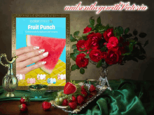 a framed picture of a woman 's nails with fruit punch written on the top