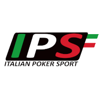 a logo for ips italian poker sport is shown