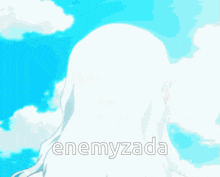 a drawing of a woman with the word enemyzada written on it