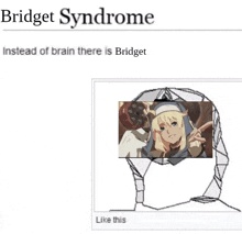 a meme about bridget syndrome with a picture of a nun on it