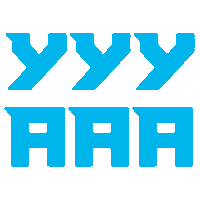 a blue aaa logo with a white background