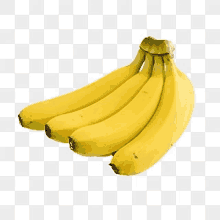 a bunch of bananas are stacked on top of each other on a transparent background