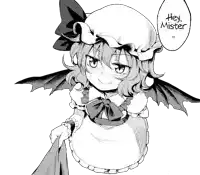 a black and white drawing of a girl with wings and a hat that says hey mister