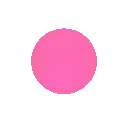 a pink circle on a white background