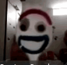 a toy story character with a smiley face on his face